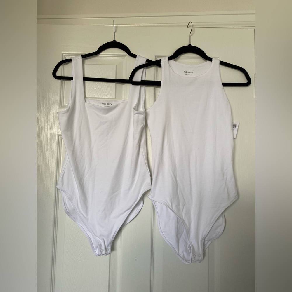 Old Navy White Bodysuit 2-pack size small